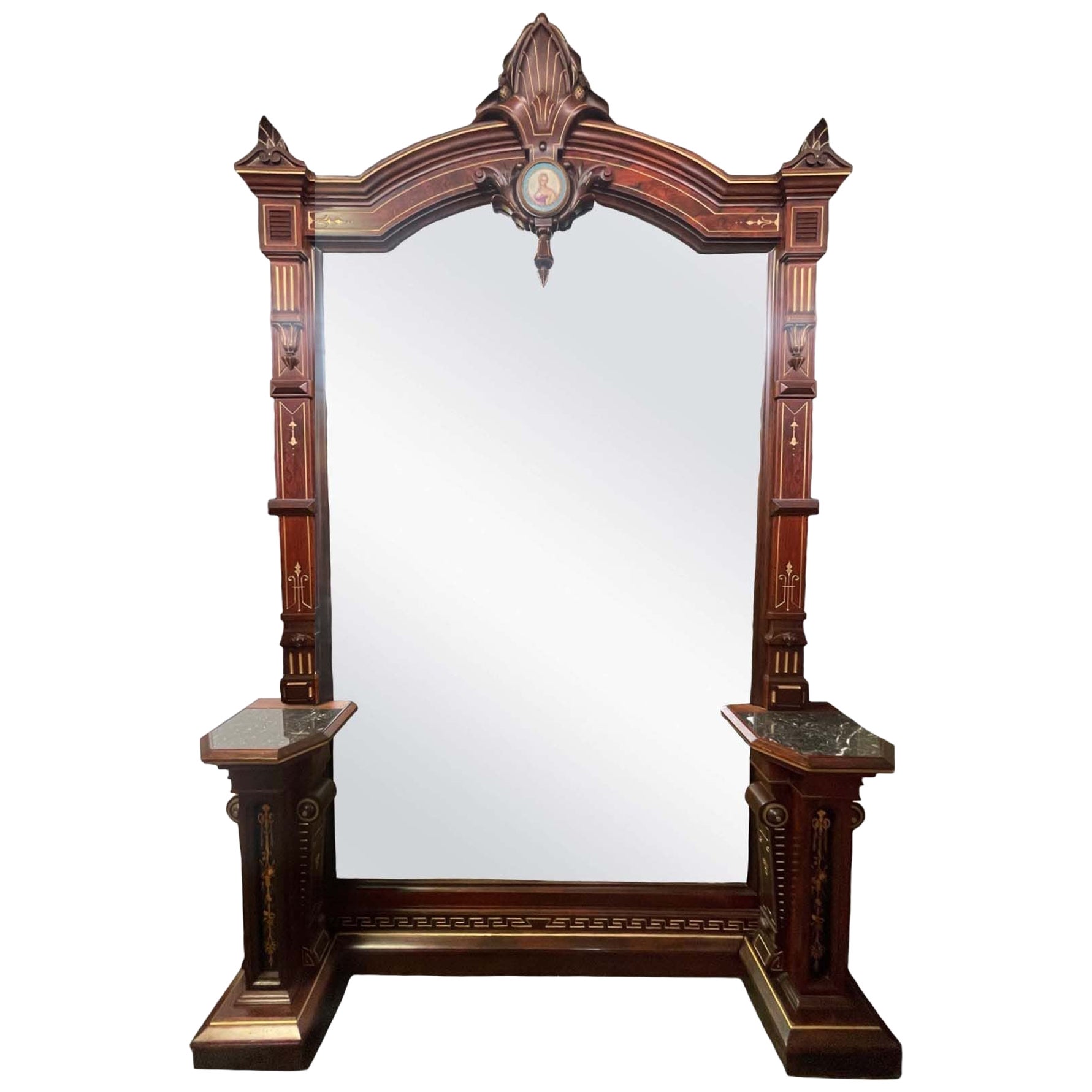 Pottier & Stymus Hall Mirror For Sale