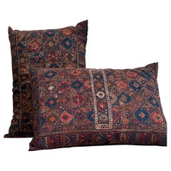 Pair of Persian Kilim Floor Cushions