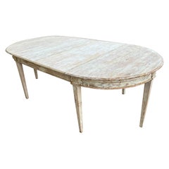 19th Century Swedish Gustavian Extendable Dining Table