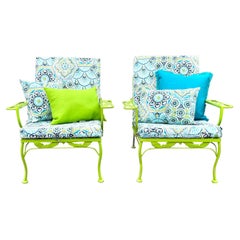 Retro Wrought Iron Chairs