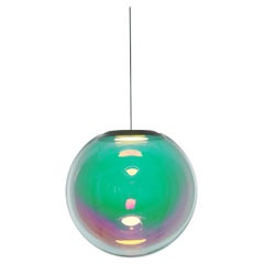 Iris 45 cm Glass Pendant Light Pink Green, Sebastian Scherer for Neo/Craft