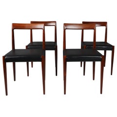 Midcentury Rosewood Chairs from Lübke