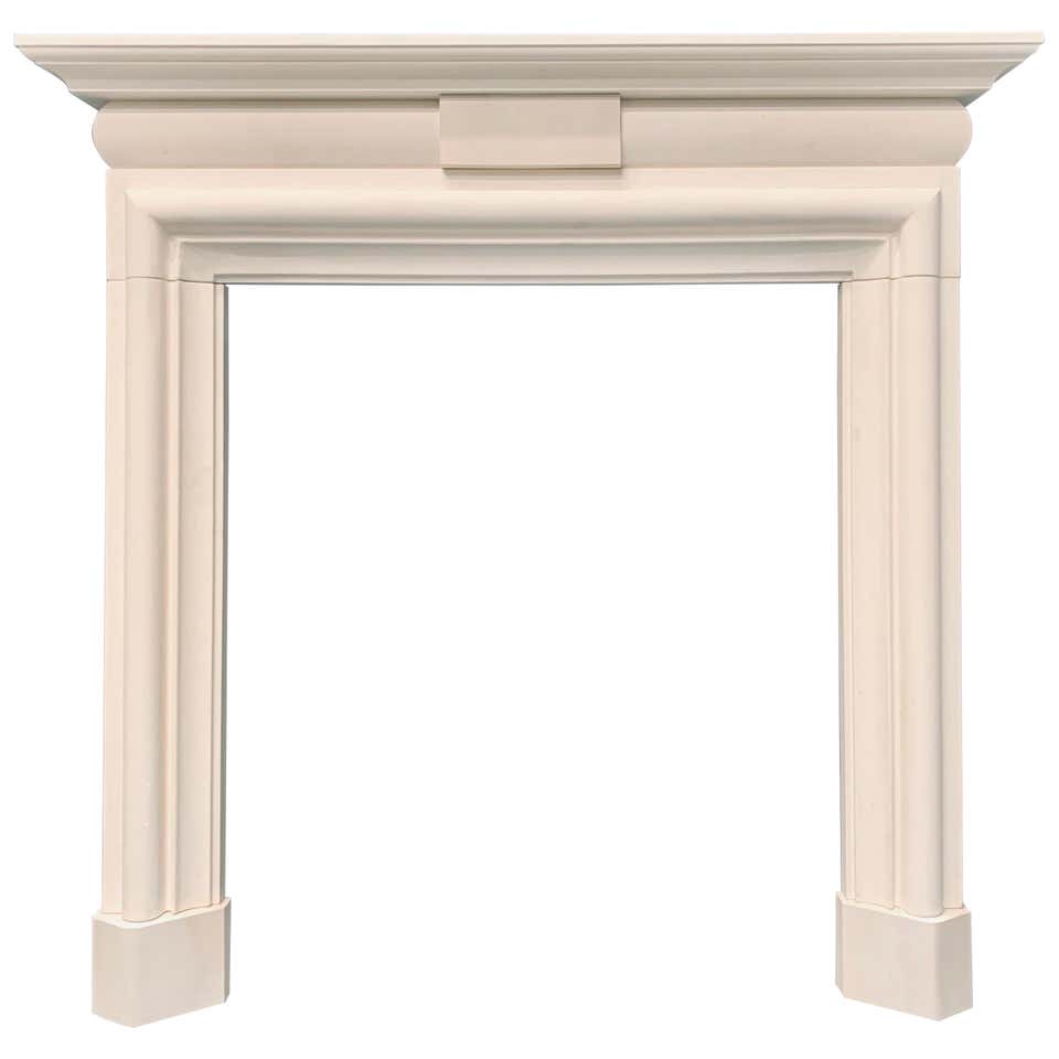 Simple Period Limestone Fireplace Surround For Sale at 1stDibs | simple ...