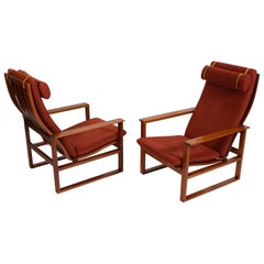 Vintage Børge Mogensen, Model 2254 Lounge Chairs, 1956