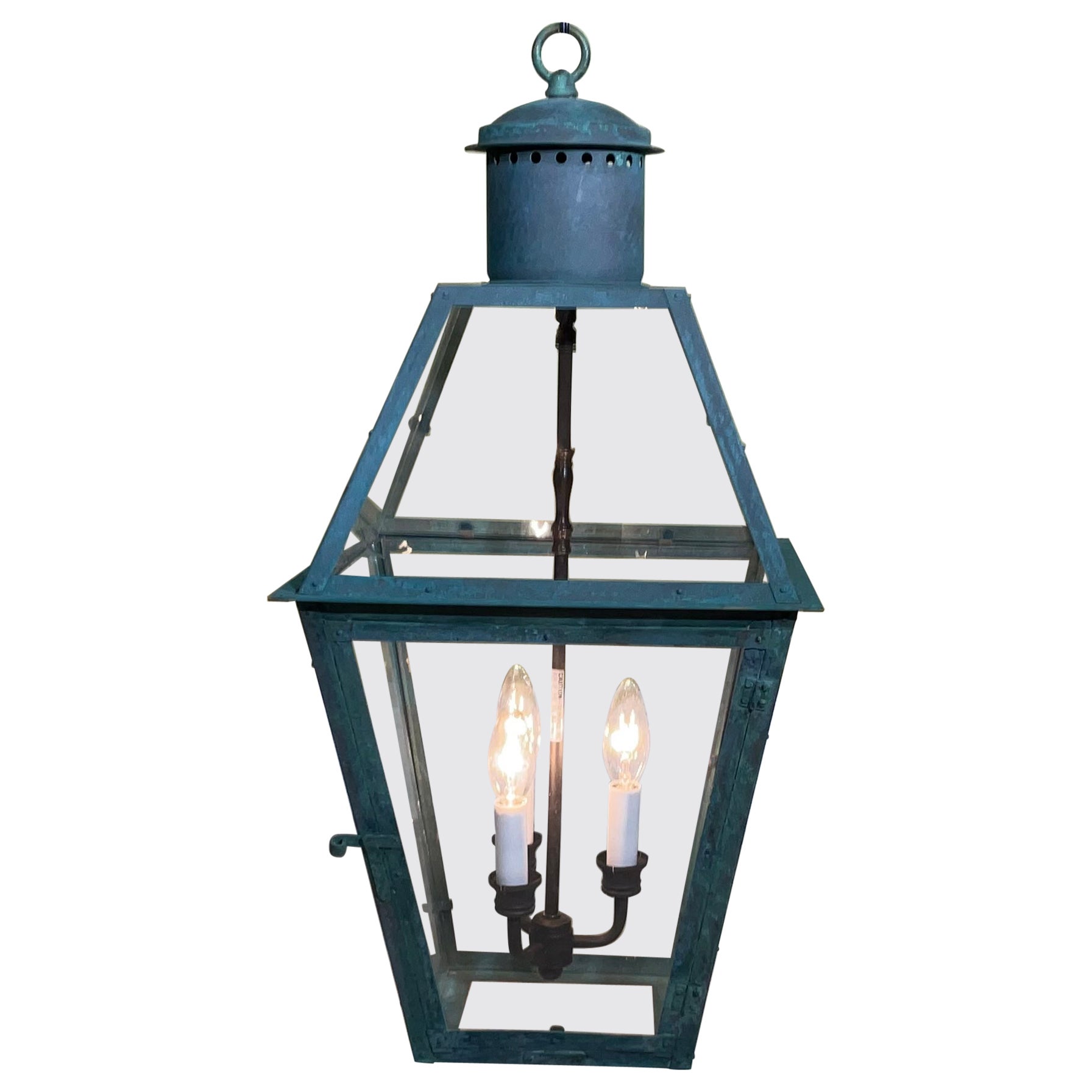 FourSides Hanging Copper Lantern For Sale at 1stDibs copper lanterns