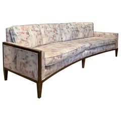 Curved Long 1960s Modern Sofa