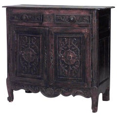 Antique French Provincial Walnut Sideboard