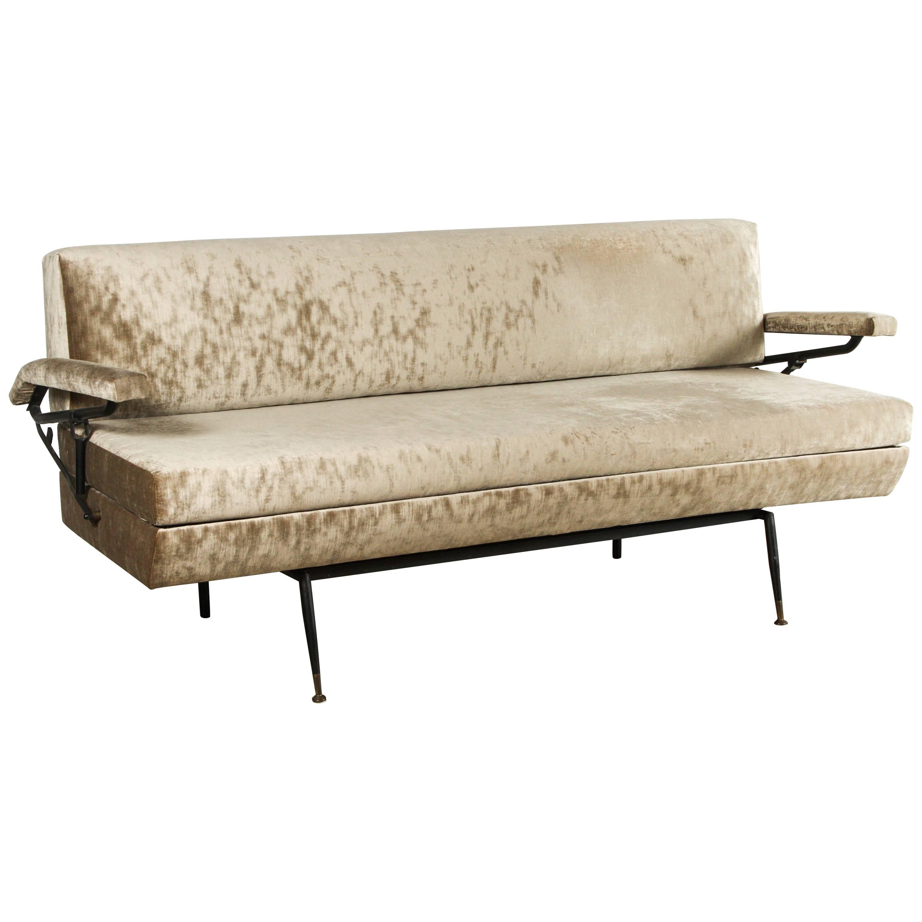 Italian Sofa and Daybed in Style of Osvaldo Borsani For Sale