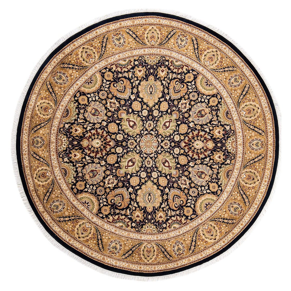 STICKLEY "Monterey Mist" Nepalese HandKnotted 6' Round Area Rug at