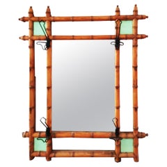  Wall Mirror and Coat Racks Aesthetics Movement Faux Bamboo Victorian, England