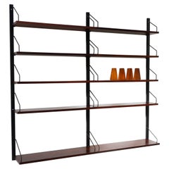 Danish Modern Modular Rosewood Wall Unit by Poul Cadovius for Cado, 1960s