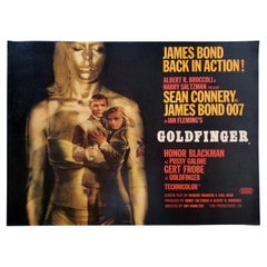 1964 Goldfinger Original Vintage Poster