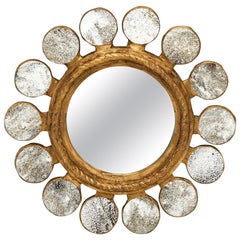 Vintage Spanish Sunburst Mirror