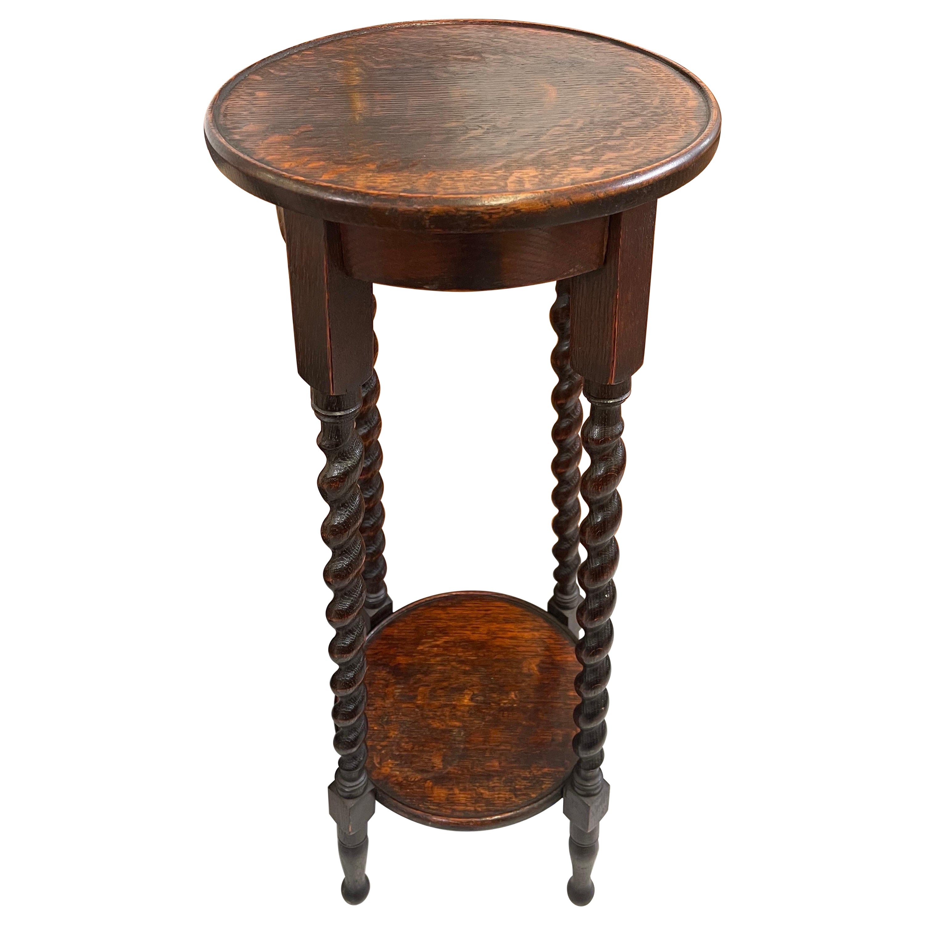 Antique Style Plant Stand, Accent Table, UK Import.  For Sale