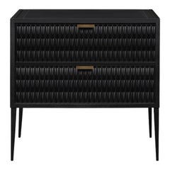 Vance Chest Inspired by Danish Designs from the 50s with an Arrow-Shaped Texture