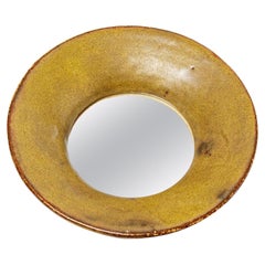 Ceramic Mirror by Mia Jensen, Signed, Unique Piece, circa 2023