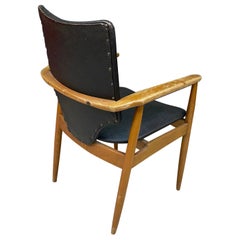 French Reconstruction Armchair in Scandinavian Style, circa 1960