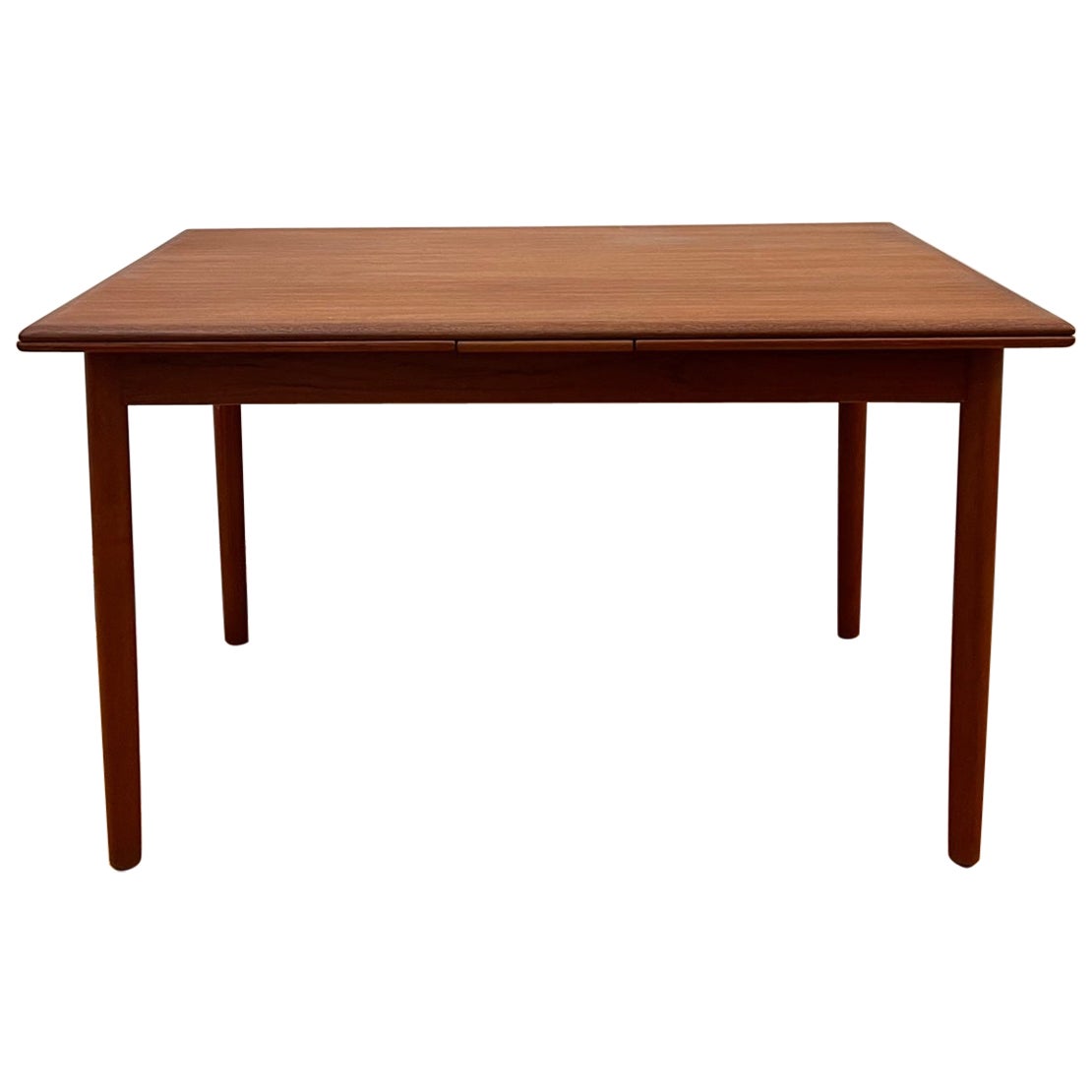 Scandinavian Teak and Rosewood Dining Table Niels Otto with Extensions Danish
