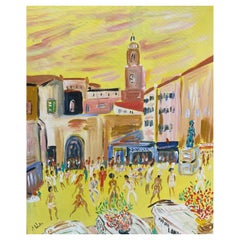 Saint Tropez, Jean Wallis, Jean Wallis 2005 Acrylic on Canvas