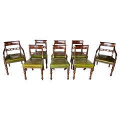 Wonderful Set 8 19th Century Dining Chairs