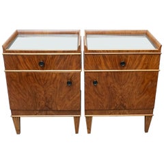 Pair of Art Deco Bedside Tables