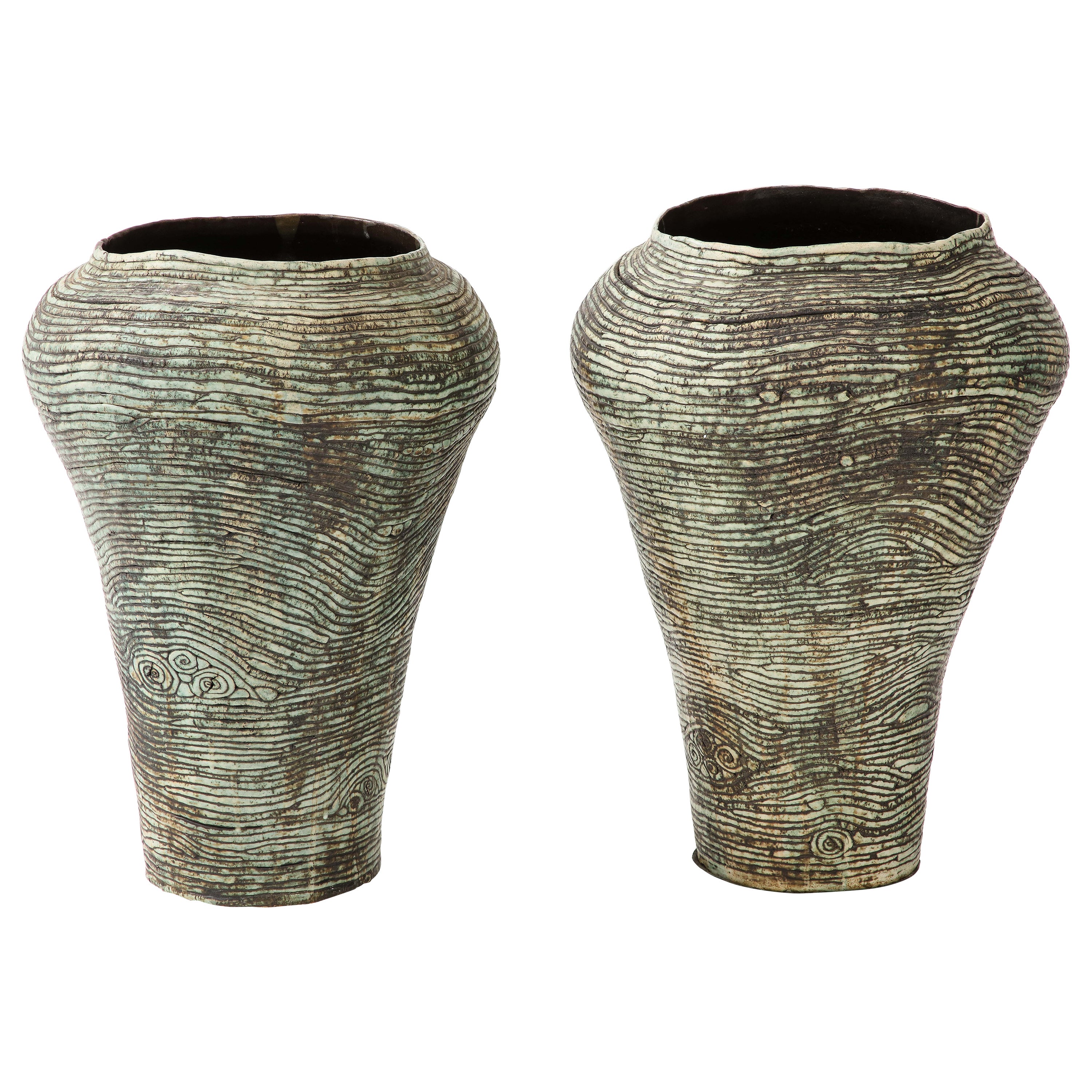 Vases en céramique du milieu du siècle en vente