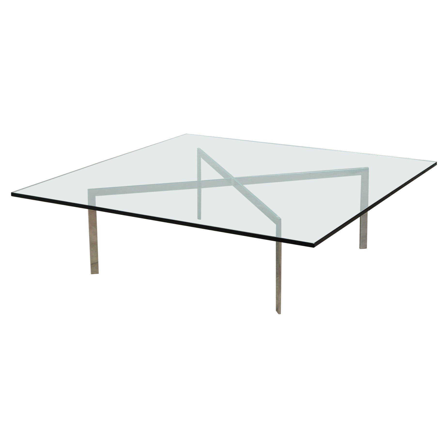 Large Barcelona Coffee Table by Mies van der Rohe for Knoll