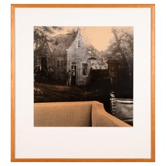 Denny Moers Contemporary Surrealist Hand Printed Photographic Monoprint Framed