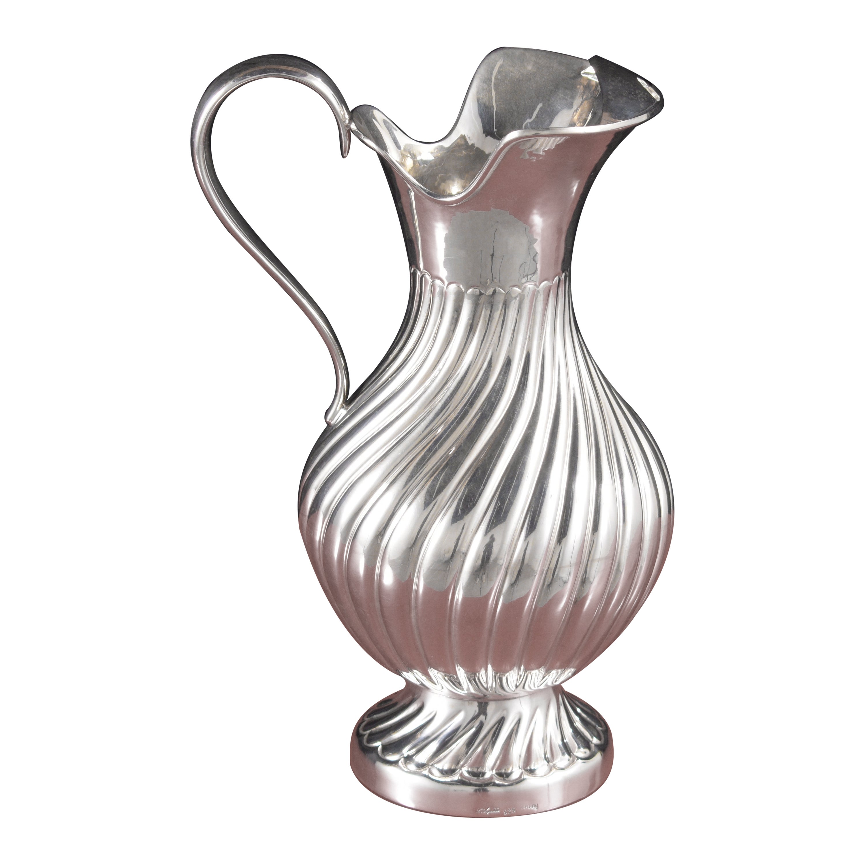 Sterling Silver Water Pitcher: Timeless Elegance Restored For Sale