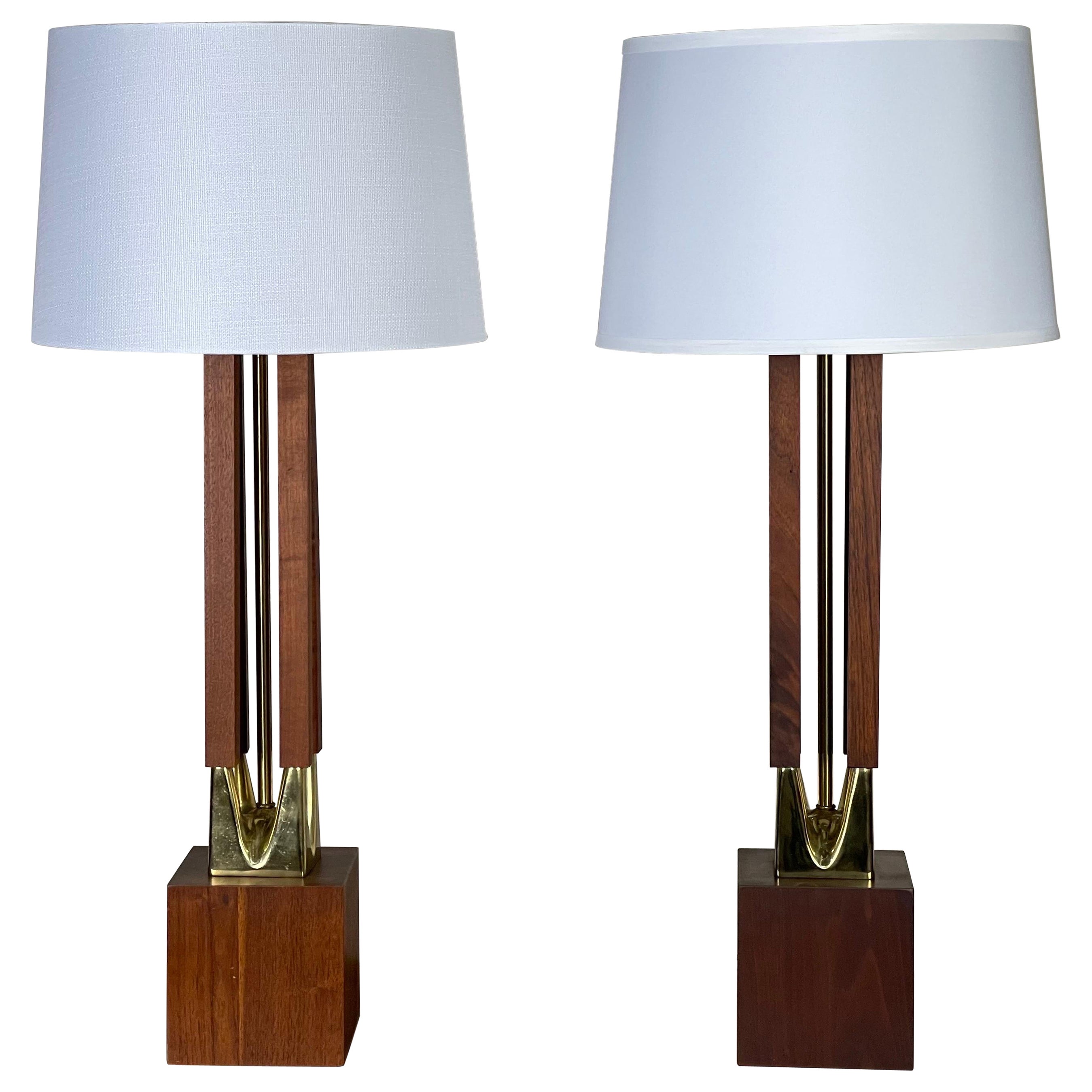 Pair of Midcentury Table Lamps by Laurel Lamp Co. 