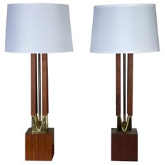 Pair of Midcentury Table Lamps by Laurel Lamp Co. 