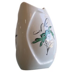 Italian White Vase with Three Different Faces by Verbano, Italy, 1960s