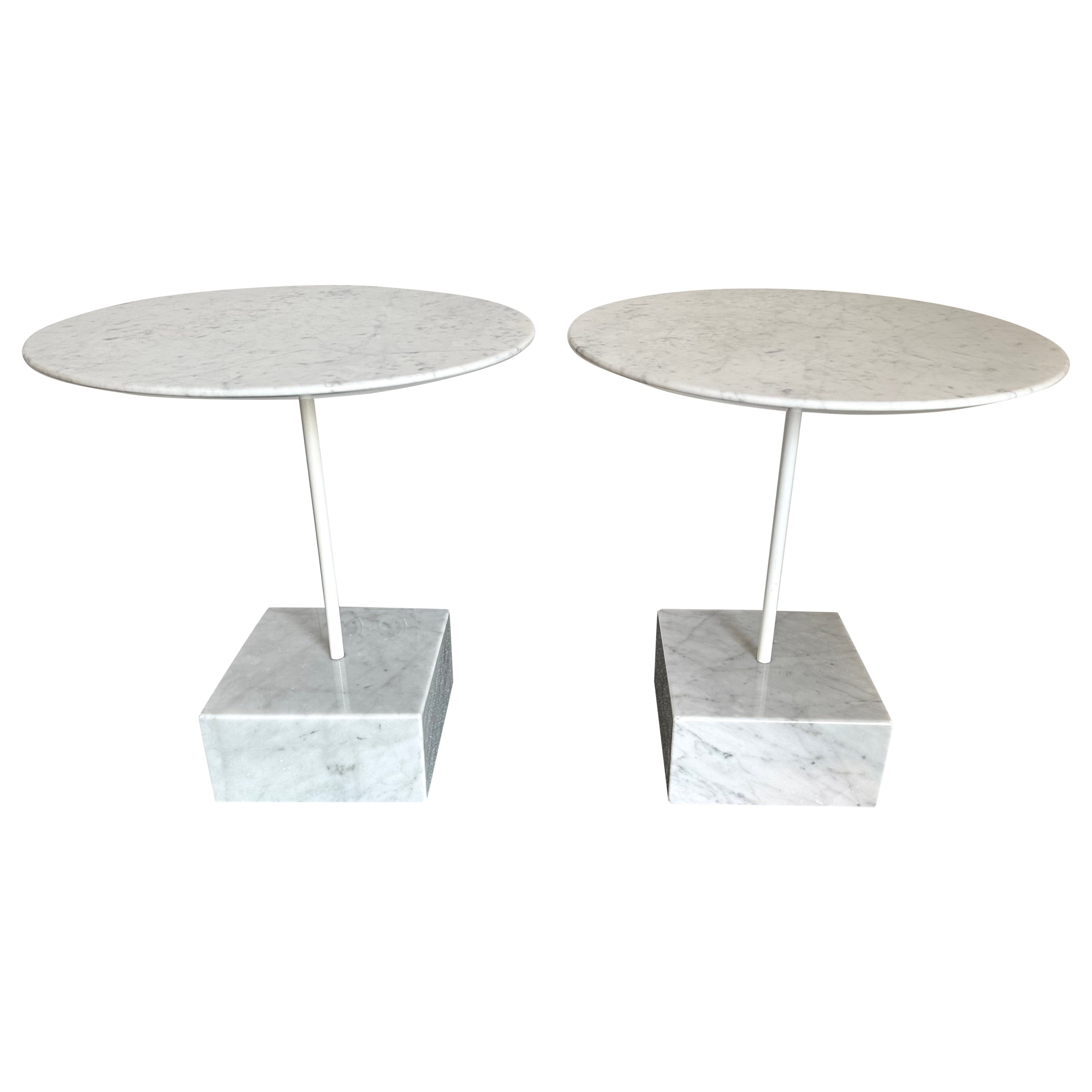 Pair of Side Tables Primavera by Ettore Sottsass, Italy, 1980s For Sale