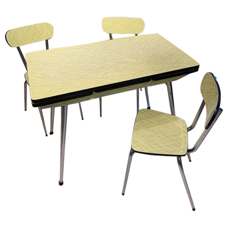 Eye Catching and Charming Formica Table and Chair Set
