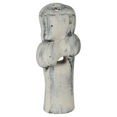 Sculptural Ceramic Vessel with Lid by Dutch Schalling