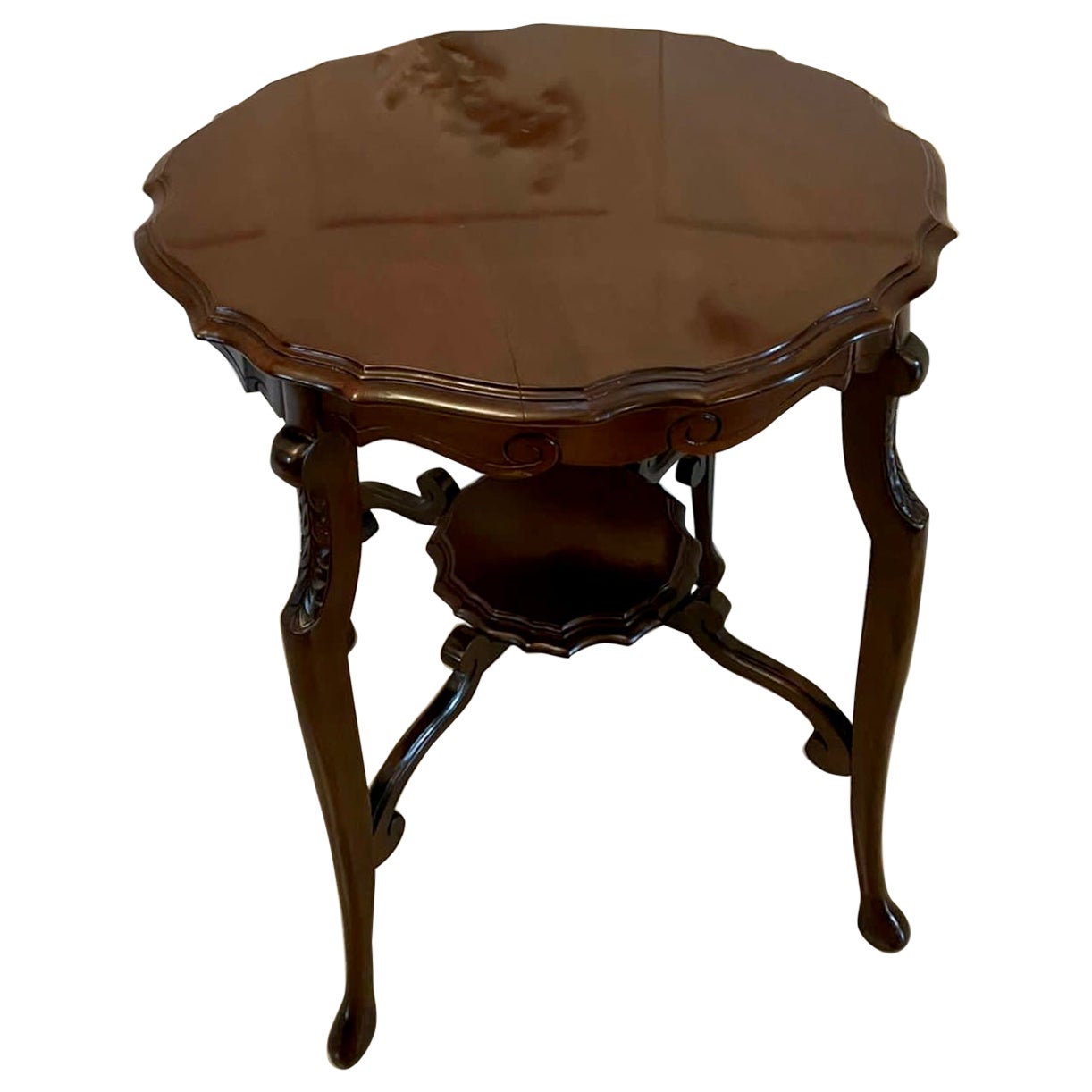 Antique Edwardian Antique Mahogany Centre/Lamp Table For Sale