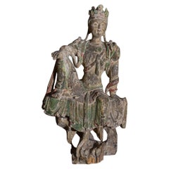 Chinese Guan Yin Figure Early Ming Dynasty