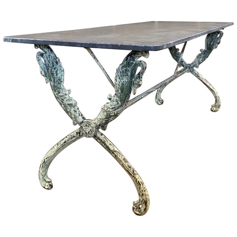 French Swan Bistro Garden Table at 1stDibs