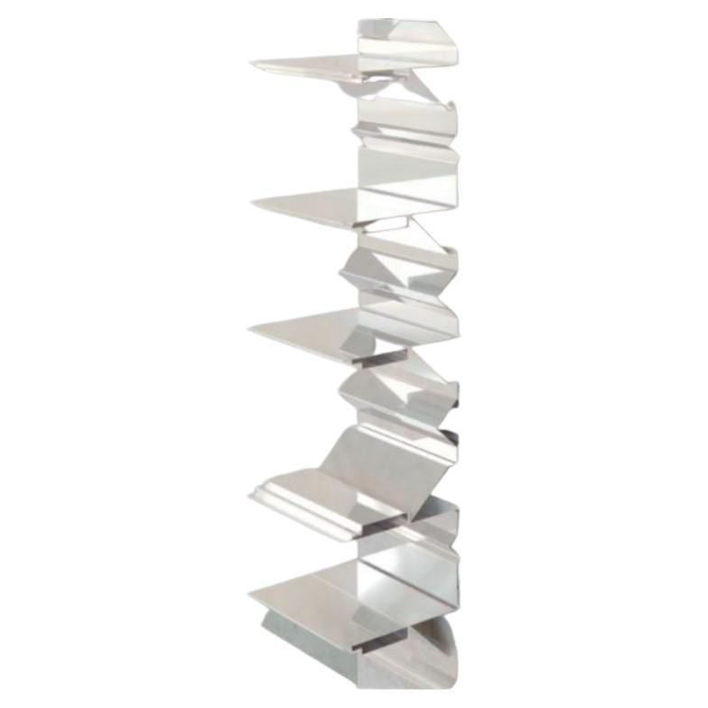 Nickel Item 4 Turning Points Bookcase Shelf by Scattered Disc Objects