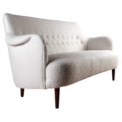 Swedish Sofa, 1950's, Carl Malmsten, Samsas, Reupholstered