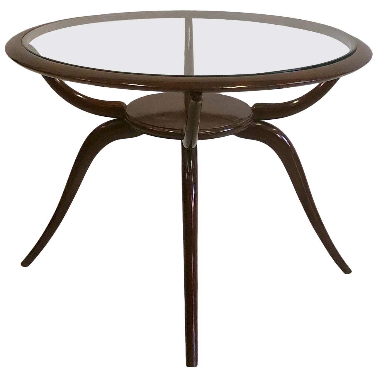 Italian Mid-Century Modern Arachnid Coffee / Side Table, Guglielmo Ulrich, 1940