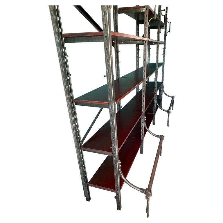 Industrial Book Shelf For Sale at 1stDibs