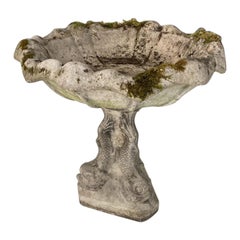 Vintage Lovely Raised Decorated Weathered Planter-Jardinière, France