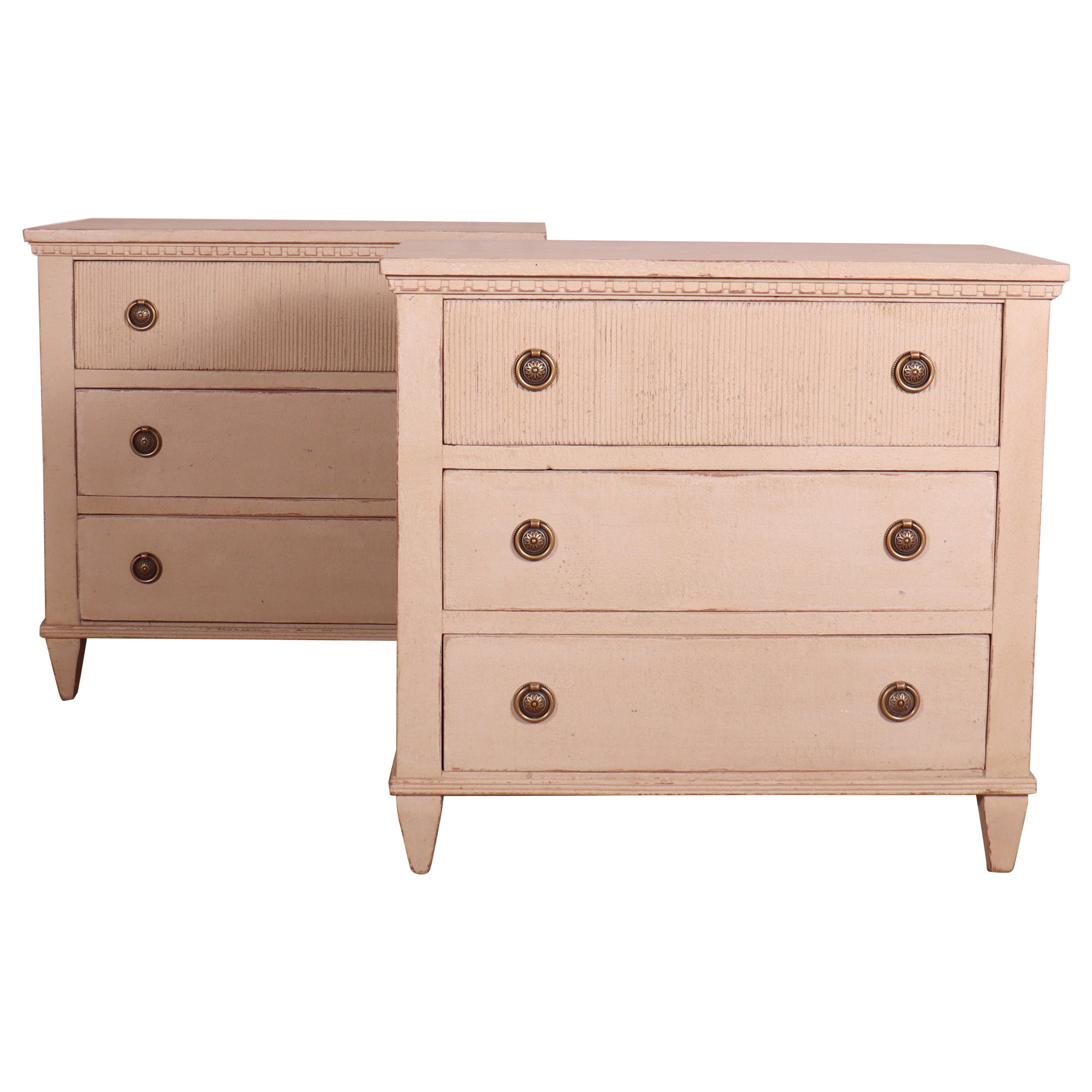 Paire de commodes sur mesure