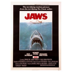 1975 Jaws Original Vintage Poster