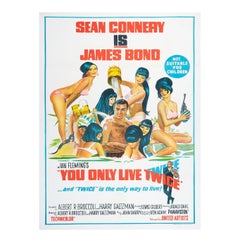 1967 You Only Live Twice Original Vintage Poster