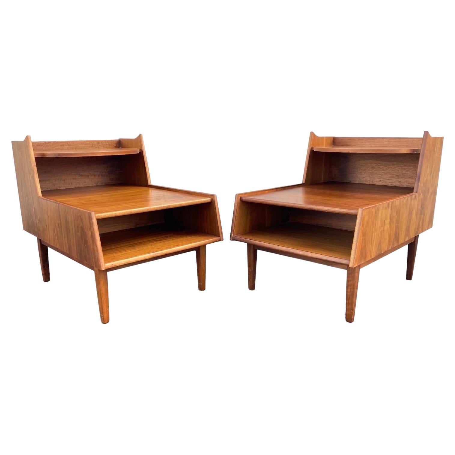 Mid-Century Modern Drexel Declaration Side Tables, a Pair