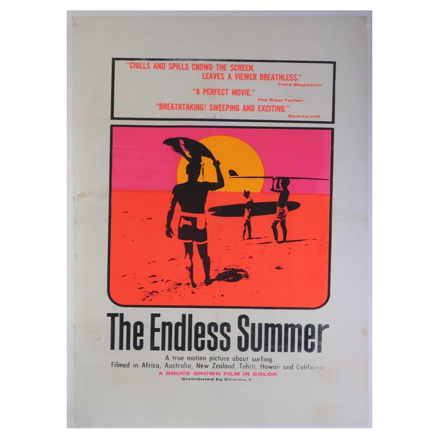 1966 The Endless Summer Original Vintage Poster