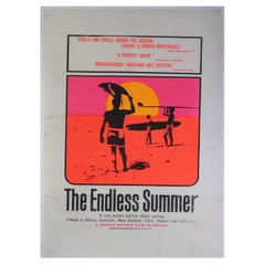 Affiche vintage d'origine The Endless Summer, 1966
