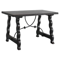 Late 19th Century. Catalan Wavy Leg Side Table